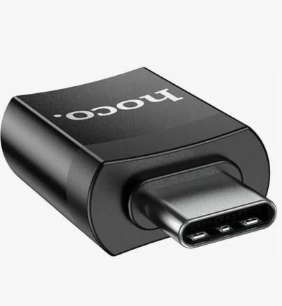Адаптер Hoco UA17 USB 3.0 Type-C Black
