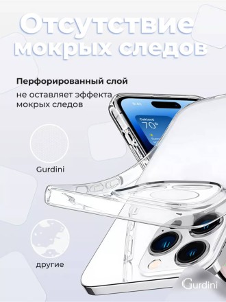 Чехол накладка для iPhone 16 Pro Gurdini Ultra Twin 1 mm с защитой камеры (прозрачный)