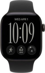 Apple Watch Series 12, GPS, 42 mm, Sport Band (Black/Black ), размер S/M