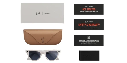 RayBan Skyler Gen 2 RW4014 Shiny Chalky Gray / Transitions Sapphire (150 - 52)
