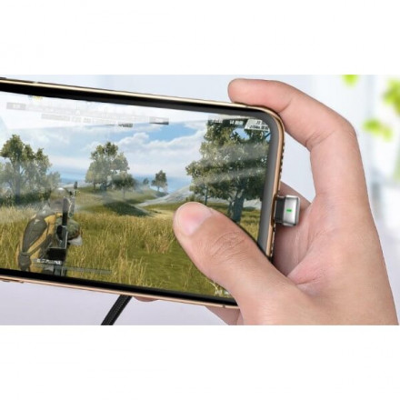 Кабель Baseus Green U-shaped Lamp Mobile Game USB - Lightning 1 м (черный)